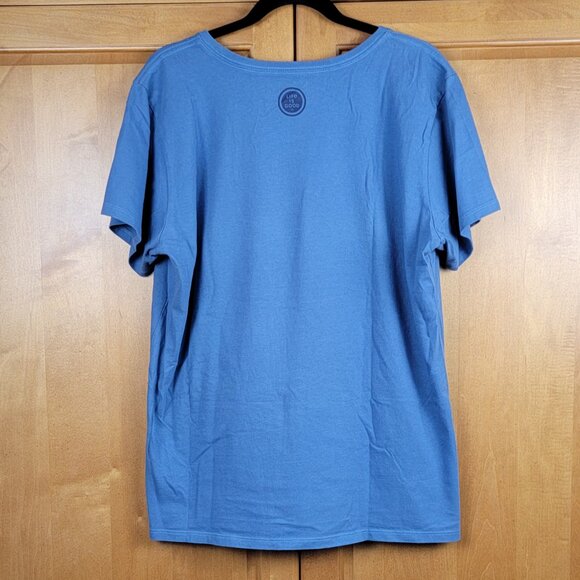 Life is Good Blue Short Sleeve Crew Neck Crusher Mother Tee - XL - Picture 3 of 8